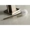 Kingston Brass Pedestal Toilet Paper Holder W/ Toilet Brush Holder, Nickel SCC8348 - alternate 2